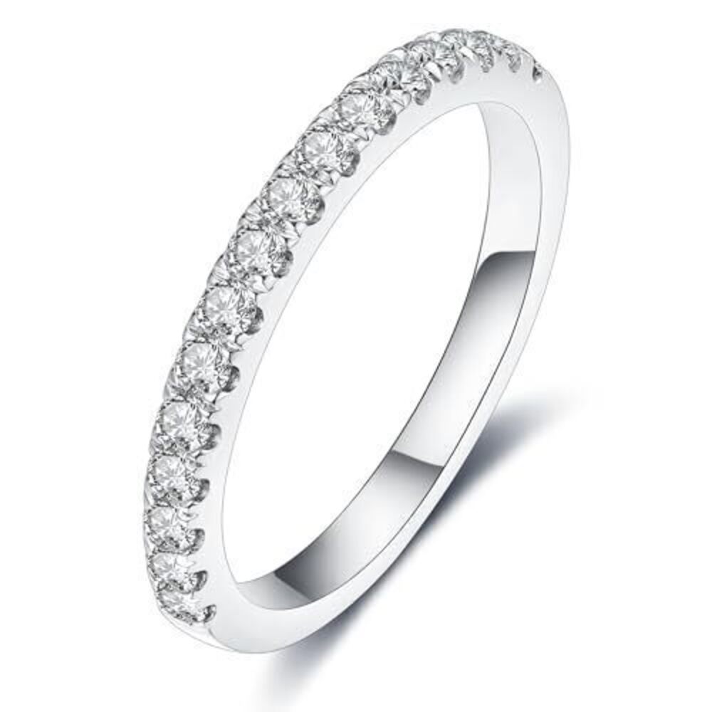 9660 Lab Grown Diamond Wedding Bands , 0.35 Carat Thin Eternity Anniversary
